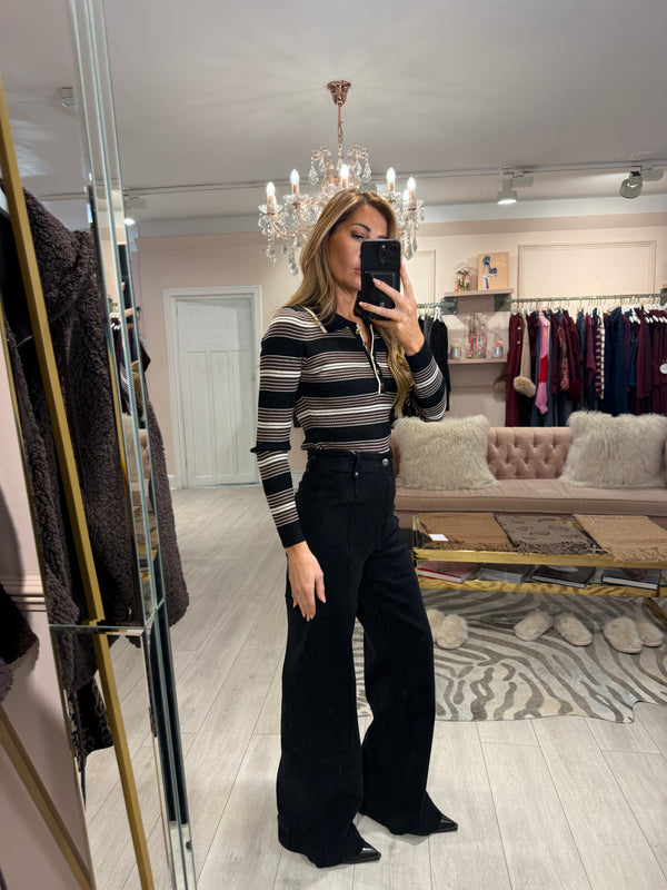 MICHELLE SEAM JEANS BLACK