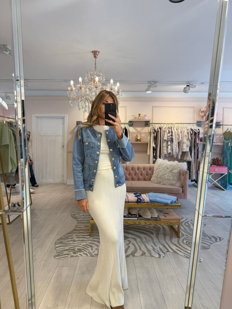 ROME DENIM JACKET LIGHT WASH