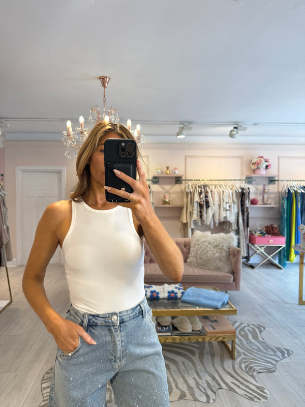 EBA BASIC RACER VEST WHITE