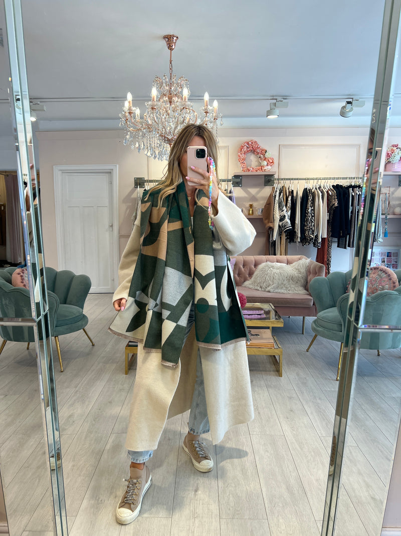 LOUIS WINTER SCARF KHAKI