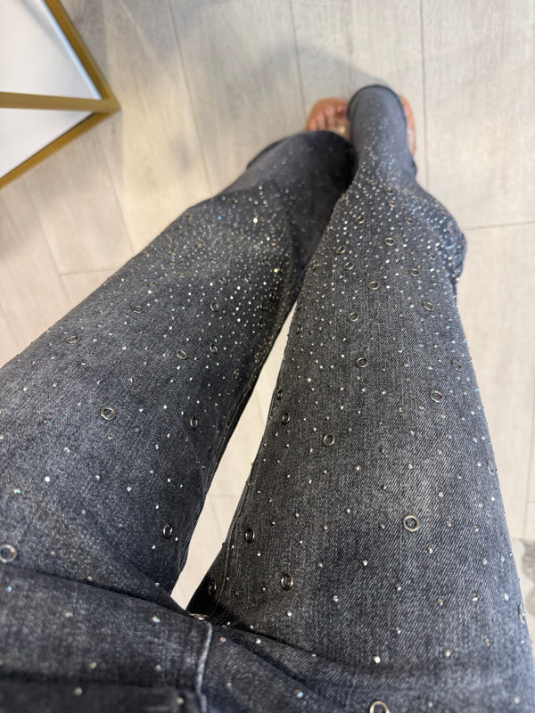 KATE DIAMANTE JEANS BLACK