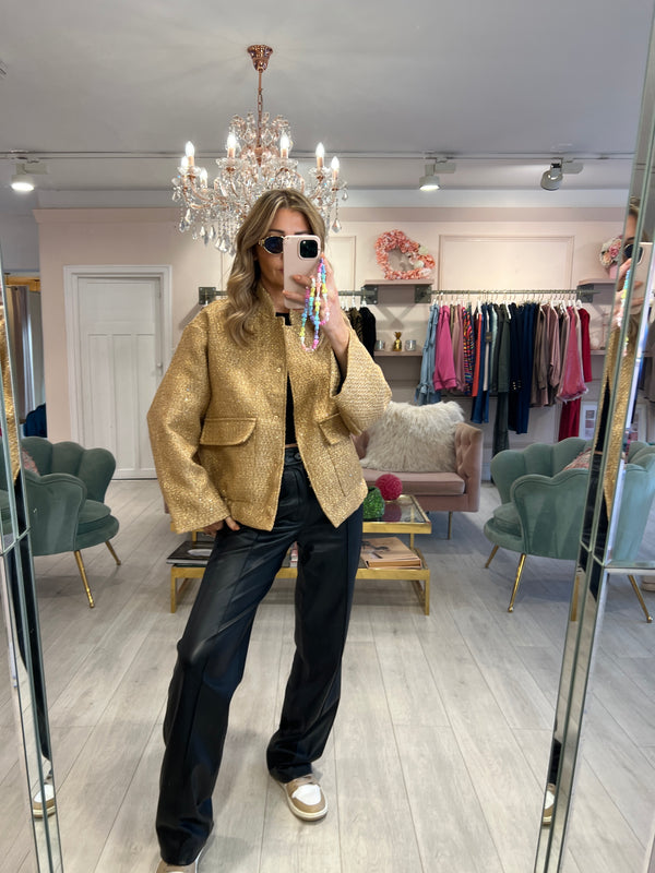 LOIS LUXE GOLD JACKET