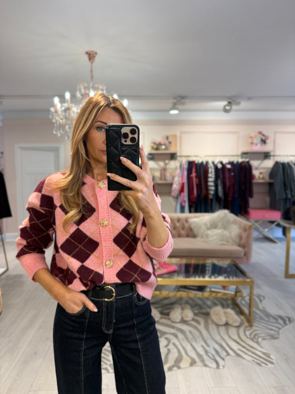 JOLIE ARGLE CARDIGAN PINK