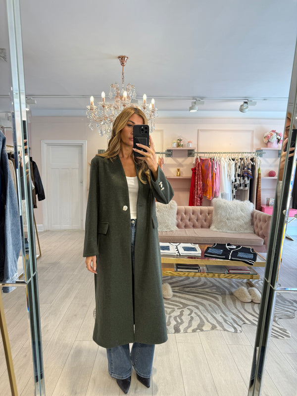 LUCIA DUSTER COAT KHAKI