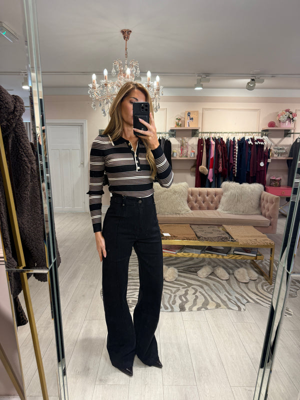 MICHELLE SEAM JEANS BLACK