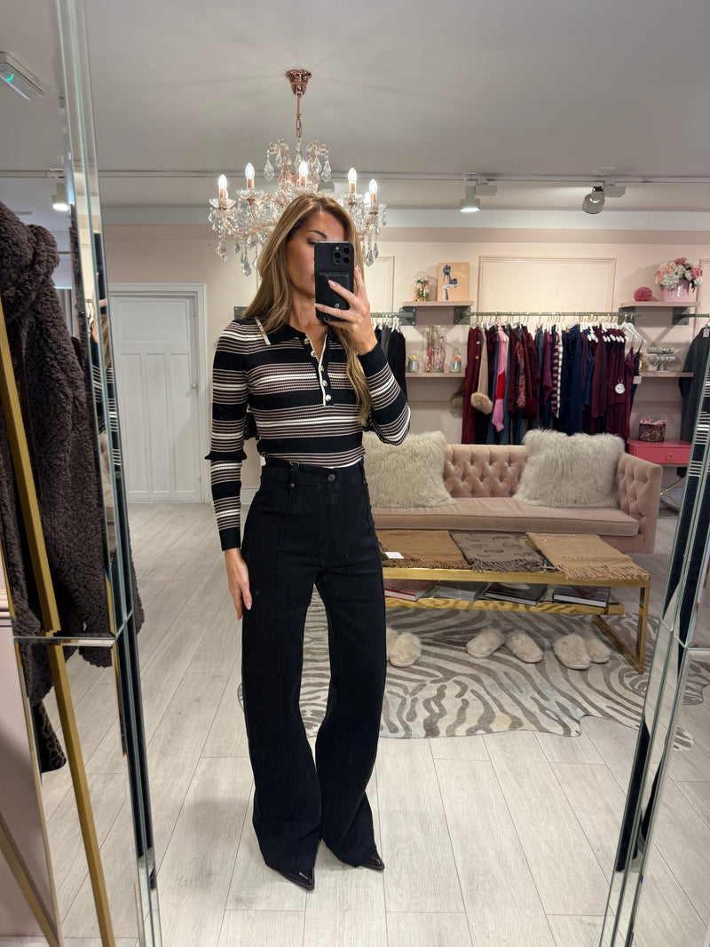 MICHELLE SEAM JEANS BLACK