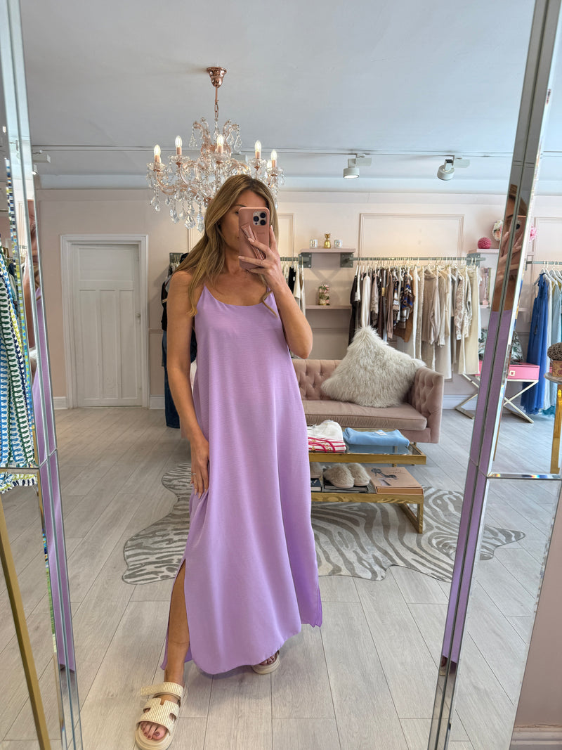 MATILDE CAMI DRESS LILAC
