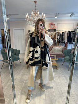 LOUIS WINTER SCARF BLACK