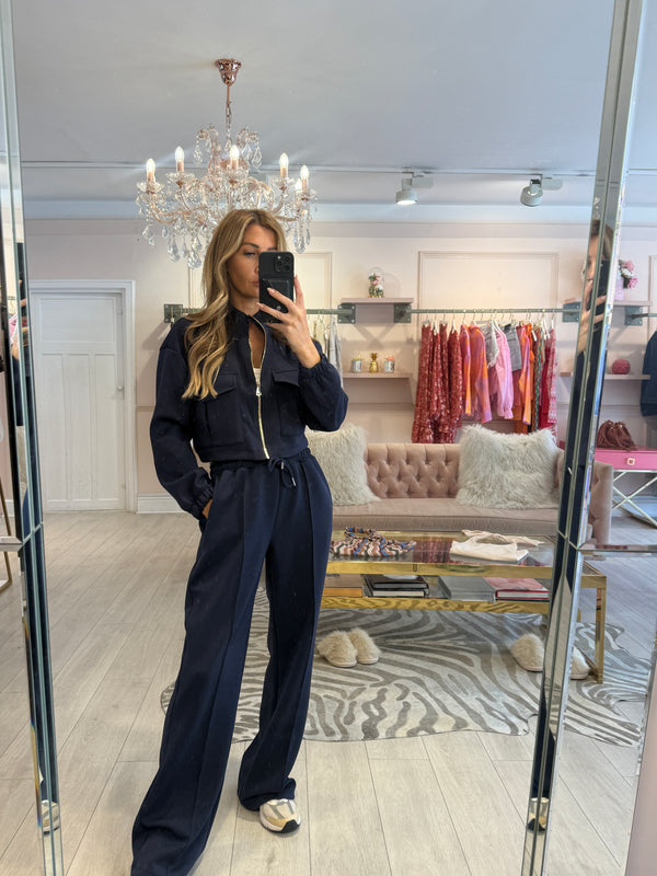 HALLIE JACKET & TRS TRACKSUIT NAVY