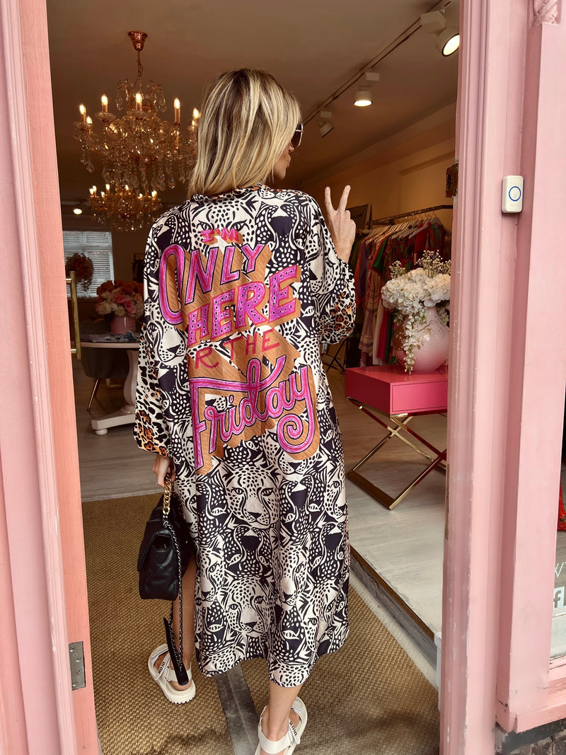 FRIDAY FEELING LEOPARD DRESS