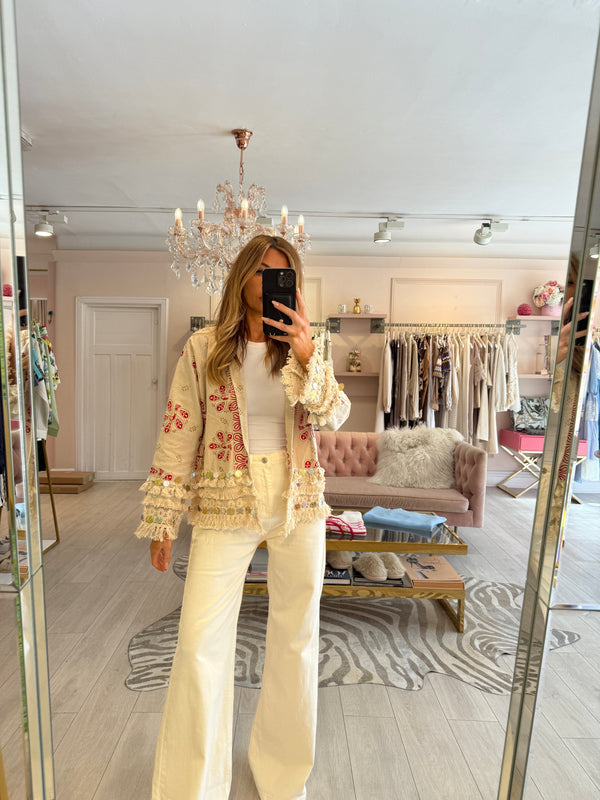 DAISY BOHO TASSLE & COIN SHACKET