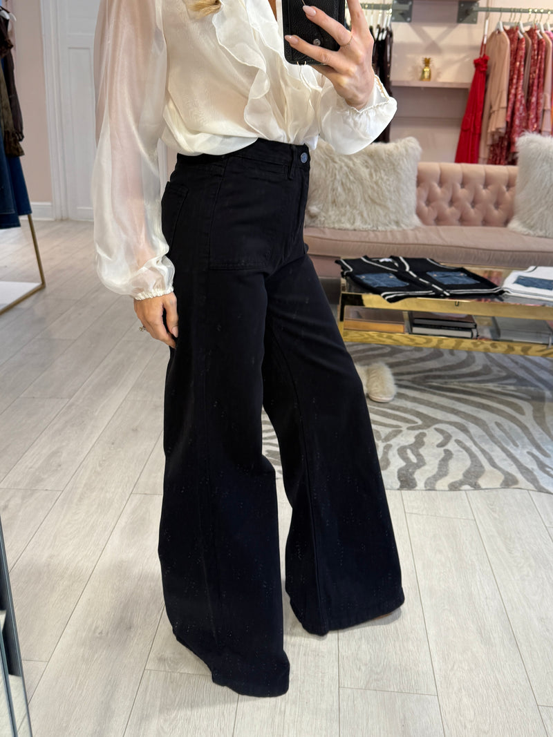 VERITY FRONT POCKET JEANS BLACK