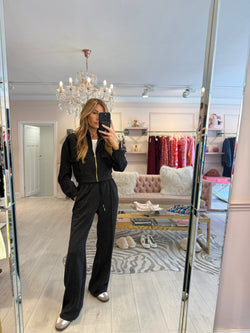 HALLIE JACKET & TRS TRACKSUIT BLACK