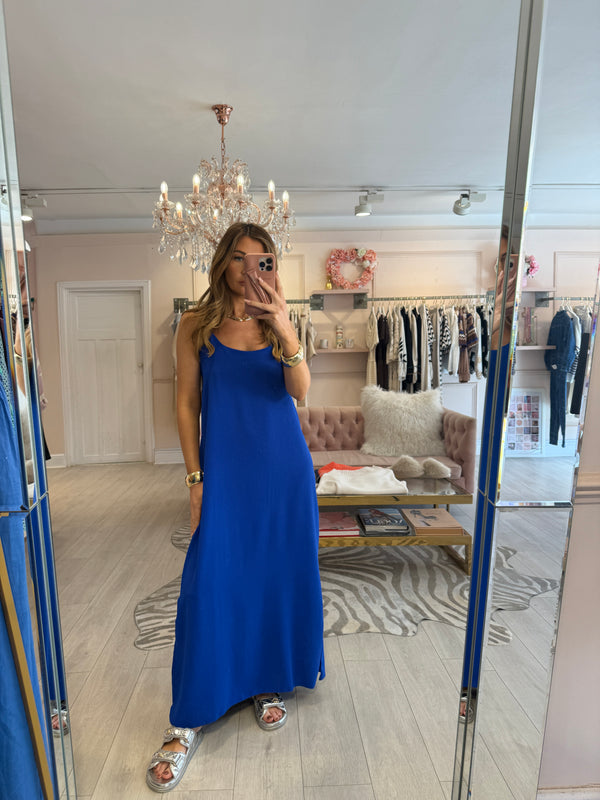 MATILDE CAMI DRESS ROYAL BLUE