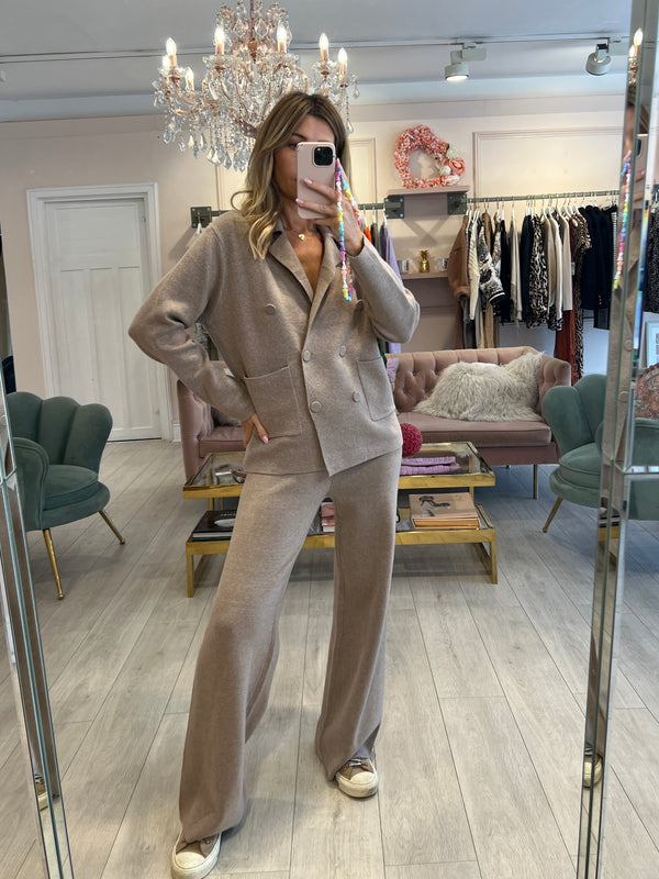 KHLOE KNIT BLAZER LOUNGESUIT