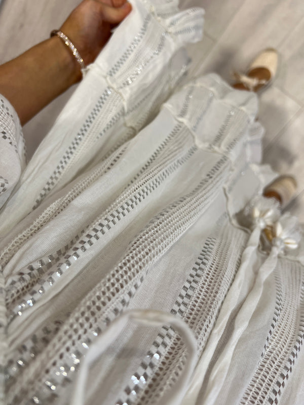 ADDISON BEACH DRESS WHITE
