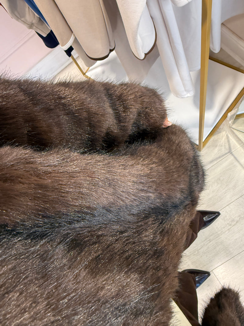 LOUISE FAUX FUR JACKET COCO