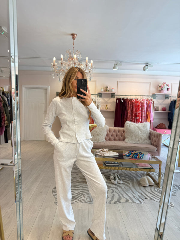 MOLLY RIBBED SET GREY MARL