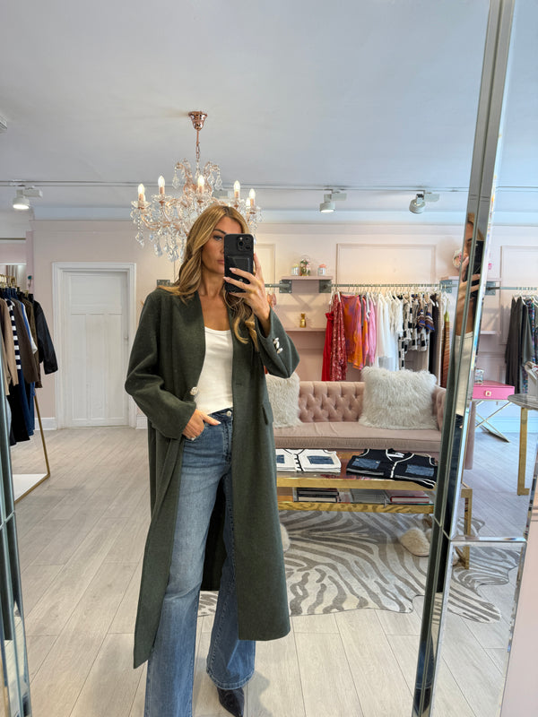 LUCIA DUSTER COAT KHAKI
