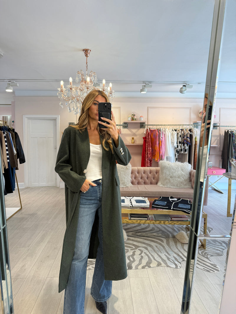 LUCIA DUSTER COAT KHAKI