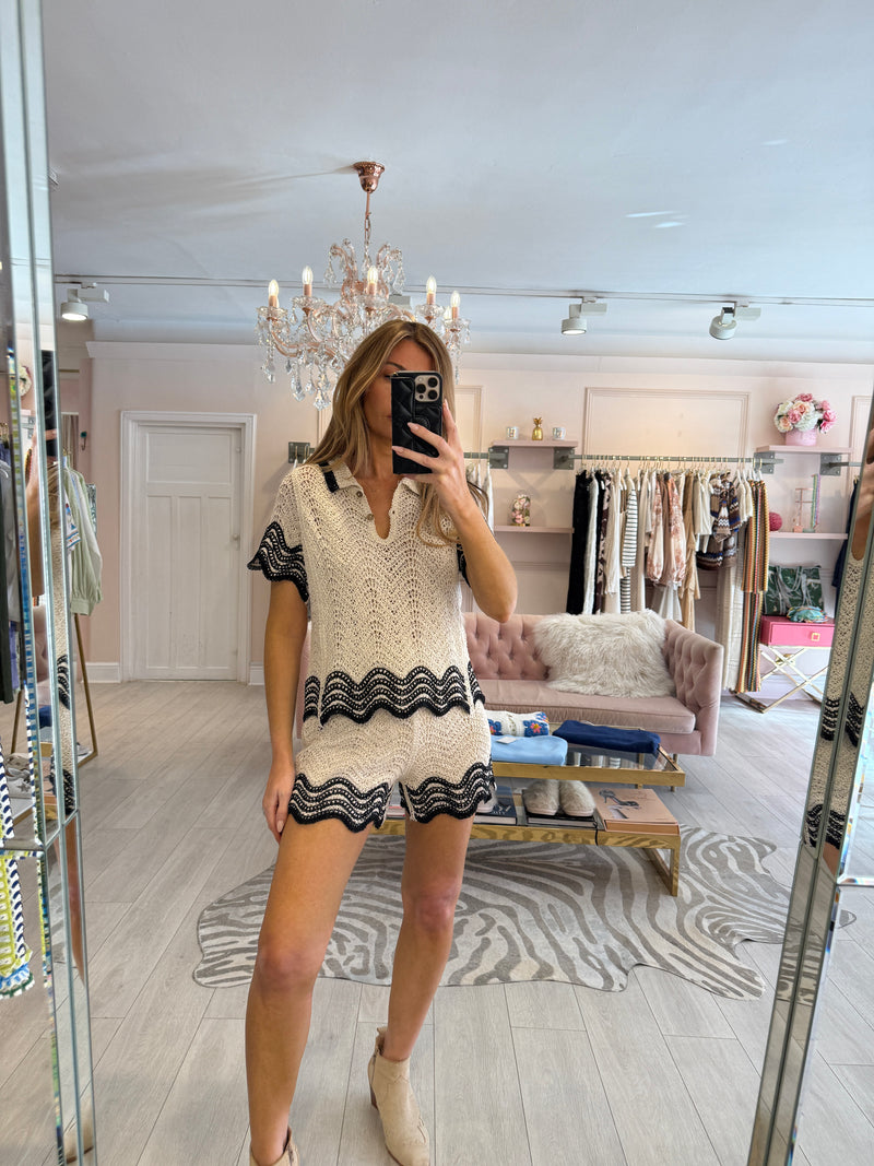 TULUM CROCHET SHORT SET