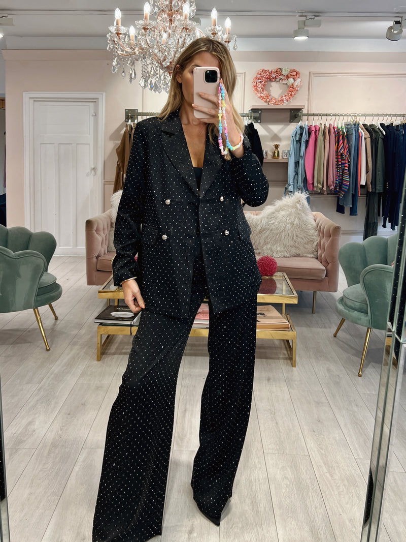 GISELLE LUXE DIAMANTE BLAZER & TROUSER SUIT