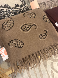PAISLEY TAUPE SCARF