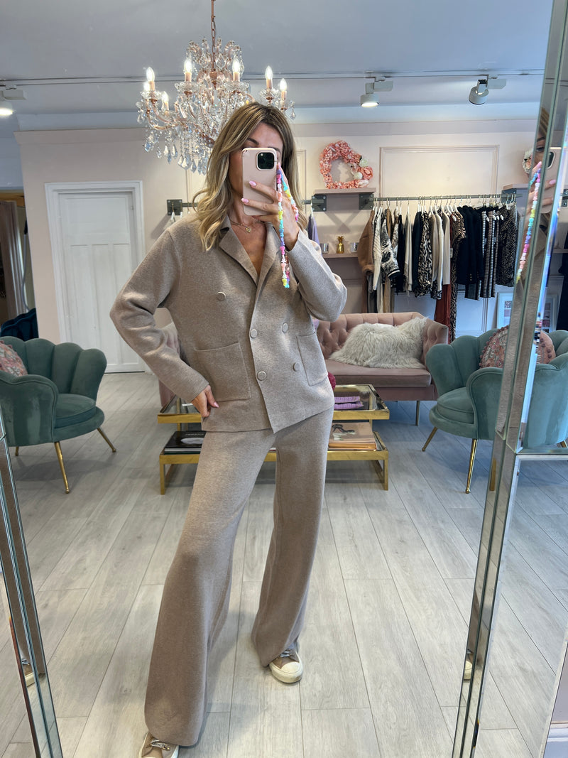 KHLOE KNIT BLAZER LOUNGESUIT