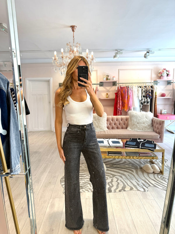KATE DIAMANTE JEANS BLACK