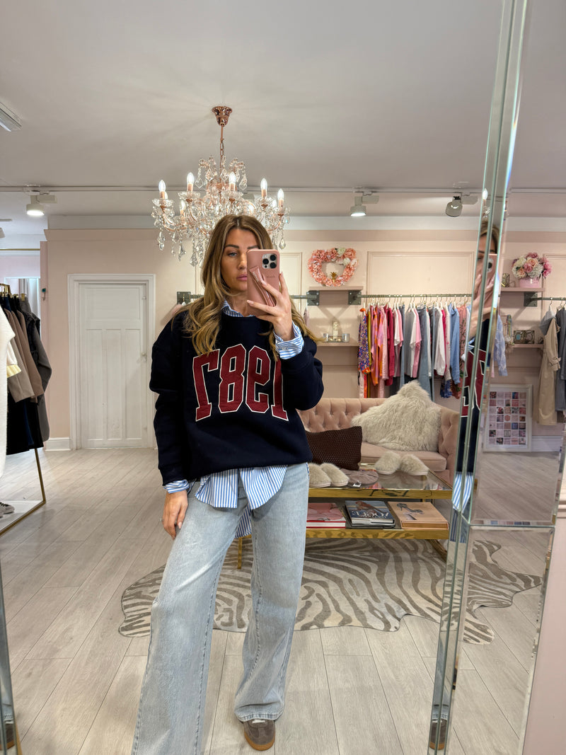 1987 SWEATSHIRT NAVY