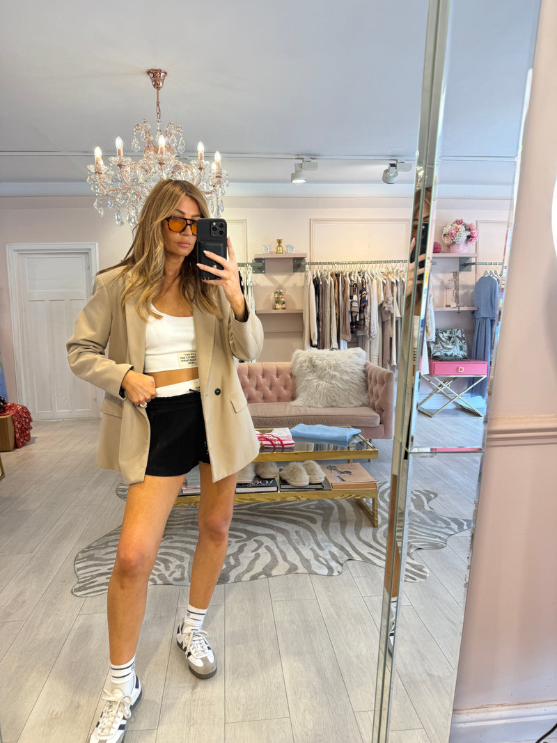 NATASHA BRALET AND SHORTS SET BLACK