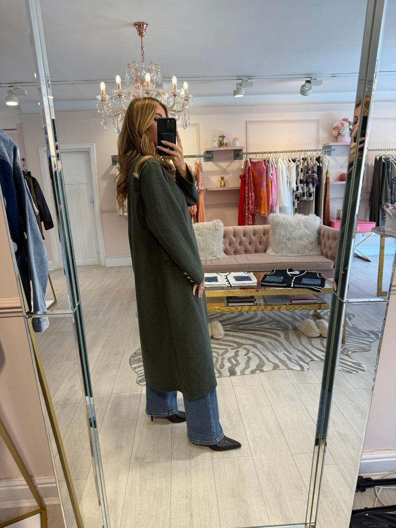 LUCIA DUSTER COAT KHAKI