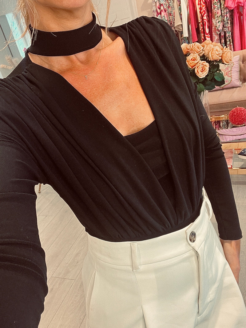 RAYA BLACK BODYSUIT