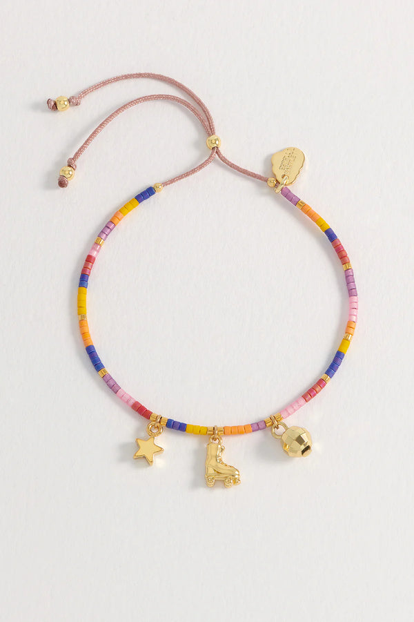 ESTELLA BARTLETT DISCO LOUISE BRACELET GOLD PLATED