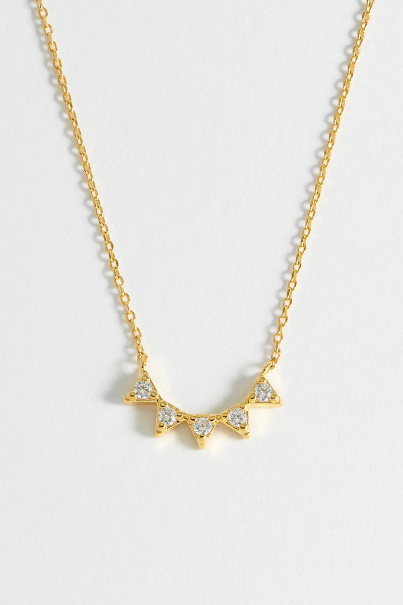 ESTELLA BARTLETT BUNTING CHAIN NECKLACE GOLD PLATED