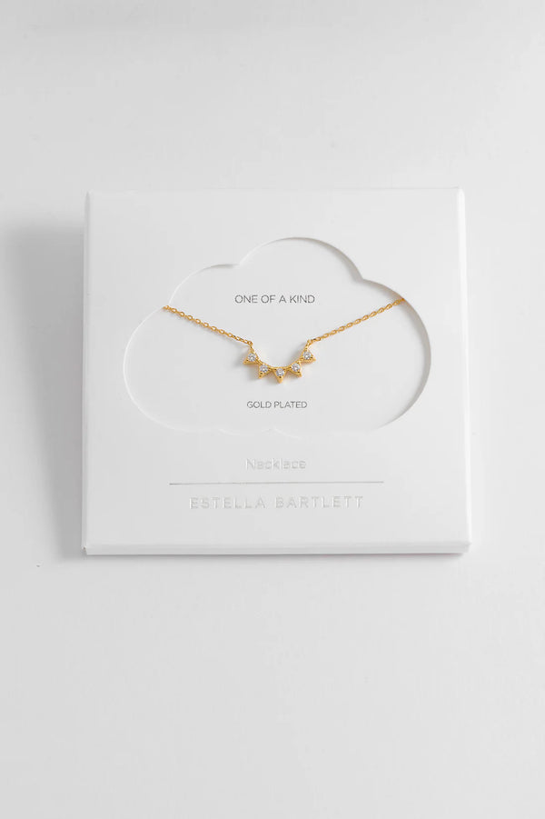 ESTELLA BARTLETT BUNTING CHAIN NECKLACE GOLD PLATED