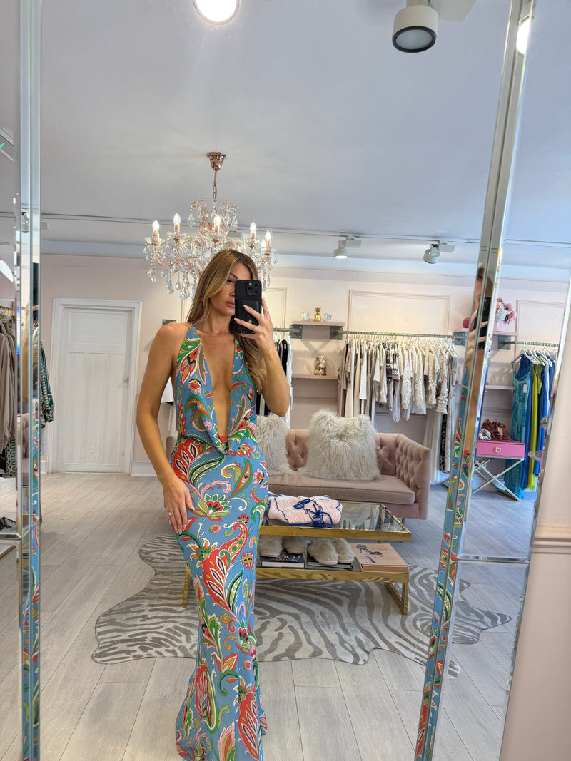 LEXIE MAXI DRESS - CARINA PRINT
