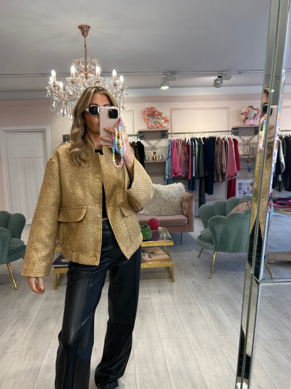 LOIS LUXE GOLD JACKET