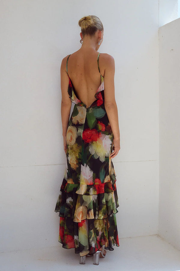 NAMARI MAXI DRESS - ASHA PRINT