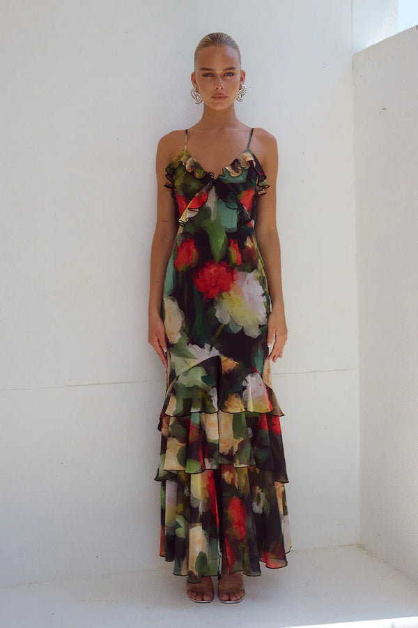NAMARI MAXI DRESS - ASHA PRINT