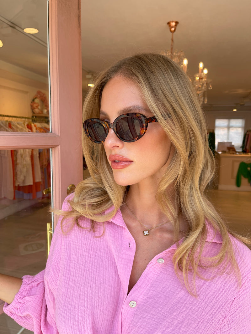 CELINA ROUND EYE SUNGLASSES