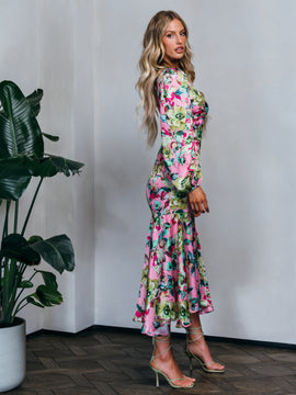 EBA. BEGONIA FLORAL DRESS