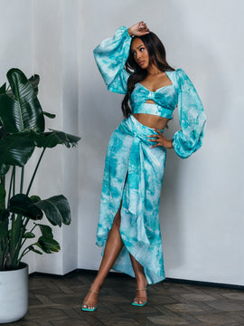 EBA. AZURE SKIRT